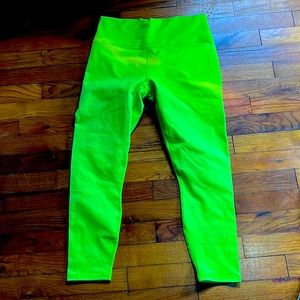 Fabletics Powerhold Leggings Neon Size L